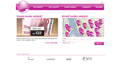 Desktop Screenshot of naudasizmaksa.lv
